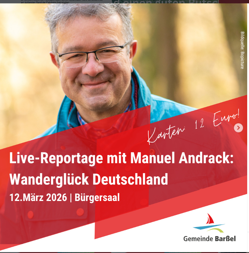 Manuel Andrack am 12. März in Barßel